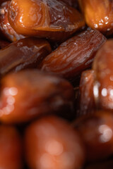 Tunisian Dates Fruit with Rich Golden-Brown Color..