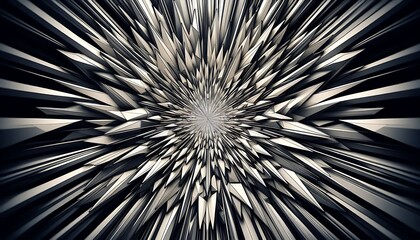 Celestial Explosion: An Abstract Display of Energy and Form