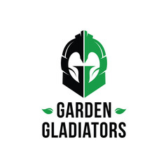 gladiator or spartan mask with letter G