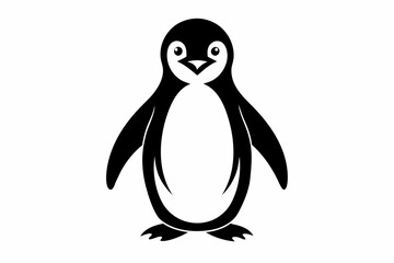 penguin on a white background