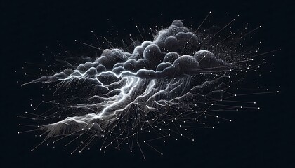 The Fusion of Data and Electricity: A Conceptual Artwork