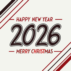 Modern Black and White 2026 Typography