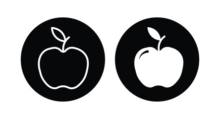 Apple icon vector. Apple vector icon. apple symbols for your web design. Apple line icon nutrition vector flat fruit. Apple stroke outline icon illustration logo
