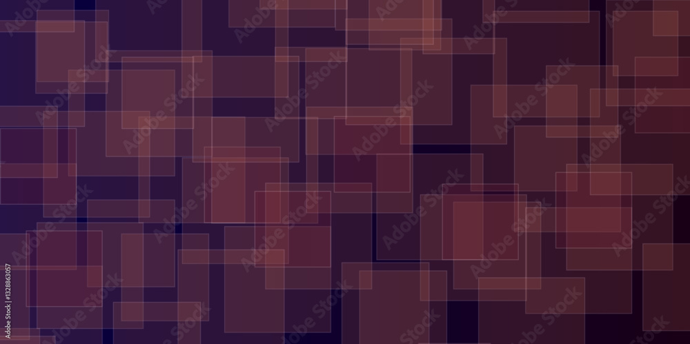 Aufkleber abstract red geometric shapes overlay. abstract background of translucent rectangles in white and li