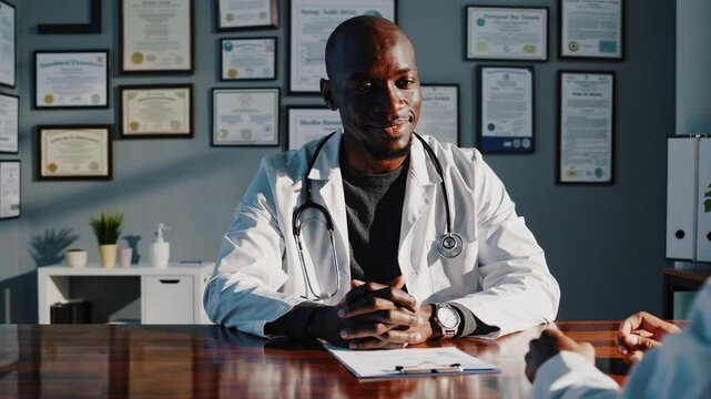 The Doctor in Medical Office