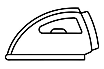 iron line art silhouette vector illustration