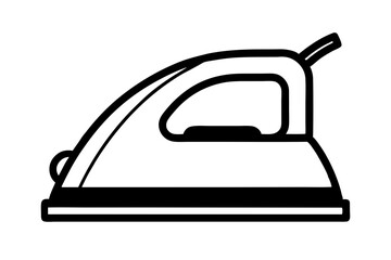 iron line art silhouette vector illustration