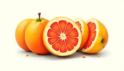Vibrant Orange: A Study in Fruit Anatomy