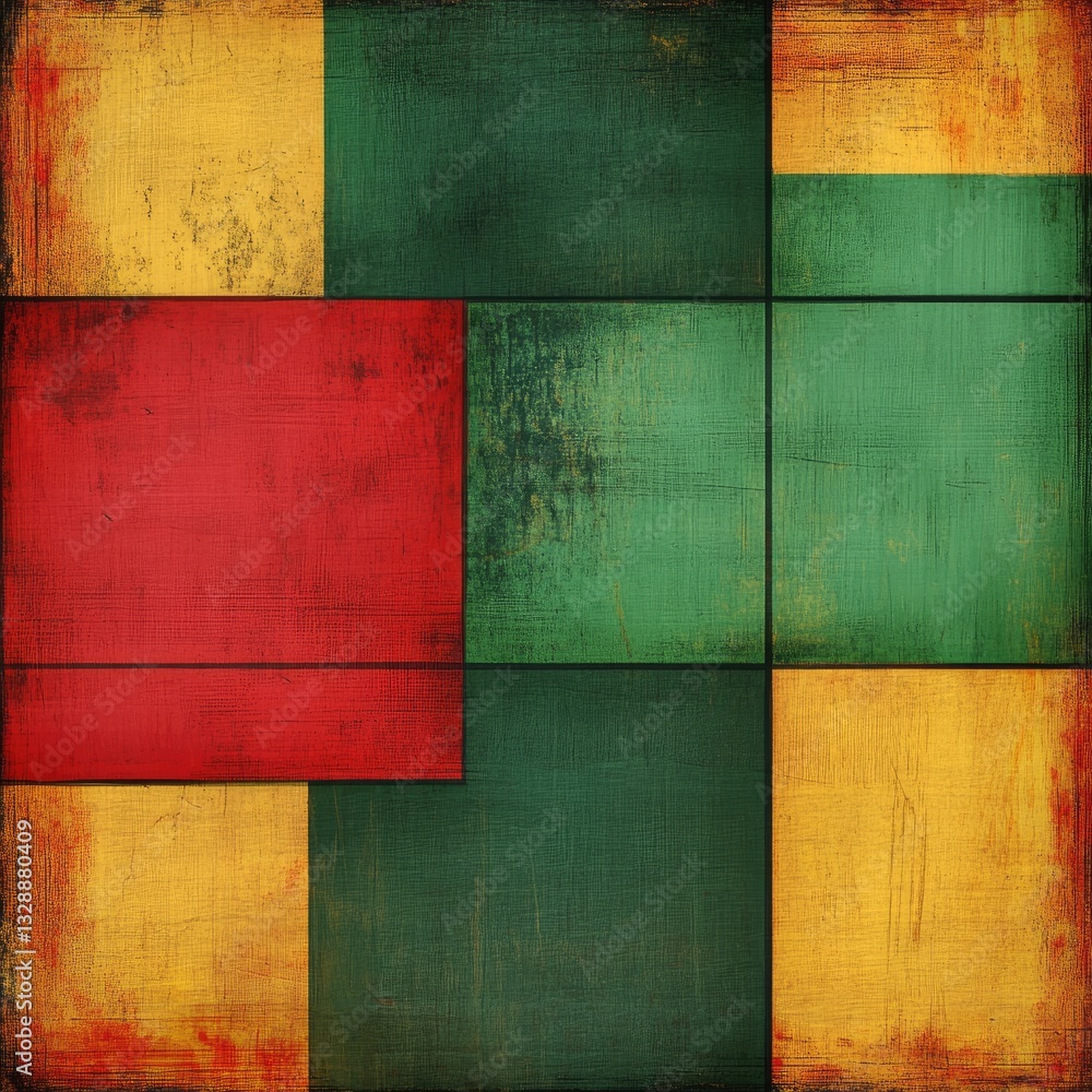Aufkleber Abstract colorful geometric pattern