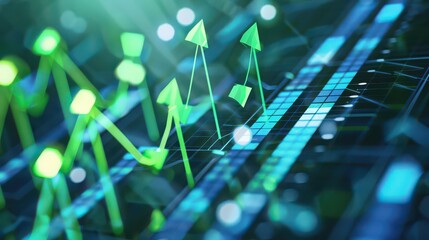 Visual representation of business progress, with green checkmarks on each milestone. 