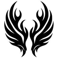 Fire Wing Silhouette