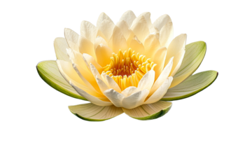 Beautiful lotus flower with natural colors and details