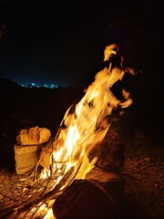 fire in the night