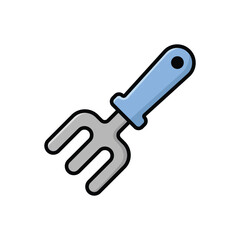 rake icon vector design template simple and clean