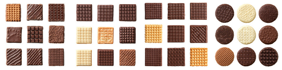 A diverse collection of artisanal chocolate bars squares and confections in various flavors textures and cocoa percentages perfect for indulging one s sweet tooth