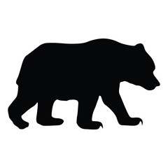 bear silhouette icon transparent background