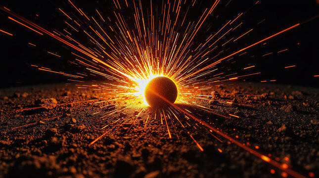 Tungsten particle strikes at 0.9c, creating micro black hole, Hawking radiation