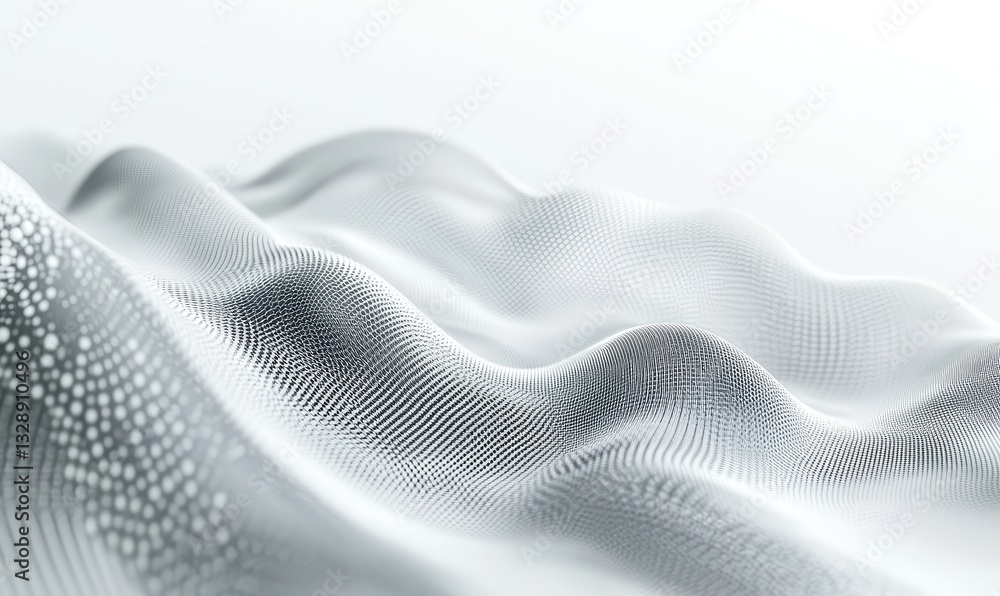 Poster abstract digital wave form