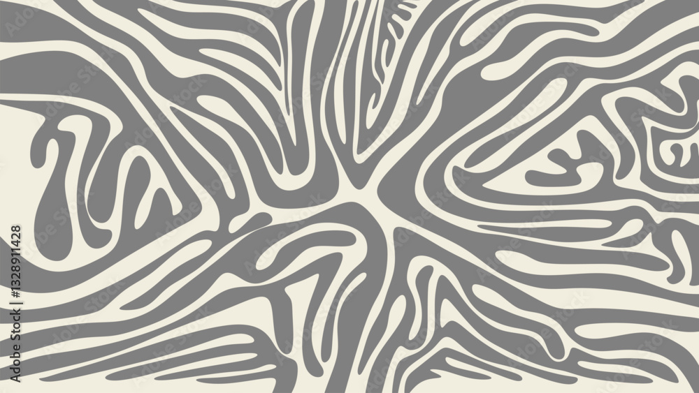 Poster abstract curved lines background gray abstract wave lines pattern texture