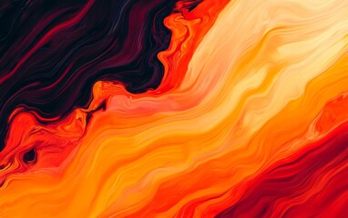 A fiery lava gradient background. Featuring glowing reds, bright oranges, and deep blacks