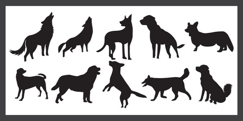 Dog vector design