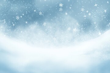 Obraz premium A frosty winter blue gradient background. Featuring icy blues, soft whites, and cool grays