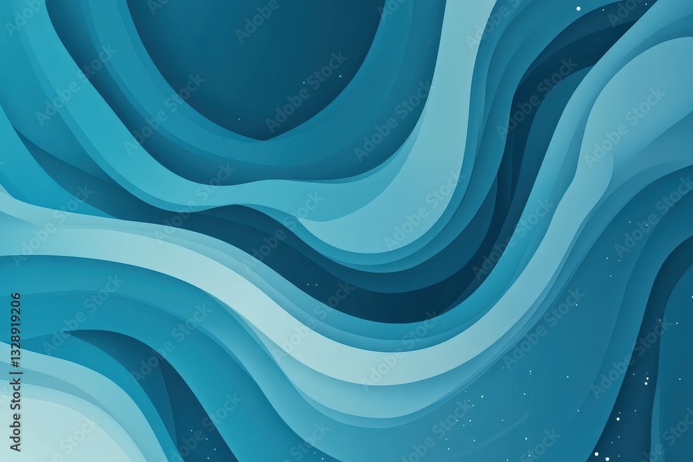 Poster an abstract background design featuring vibrant colors and flowing shapes, creating a dynamic visual