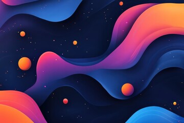 Fototapeta premium Abstract background design filled with swirling patterns and hues, evoking a sense of creativity and motion