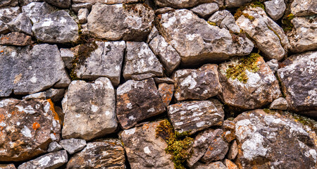 Natural Stone Wall Textured Background Design