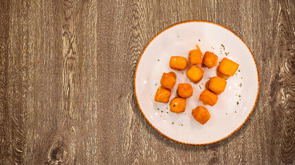 Fried Cheese Croquettes, Typical Spanish Tapa, Spanish Cuisine, Spanish Gastronomy, Spain, Europe