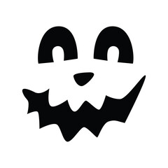 Halloween expressions icon transparent background