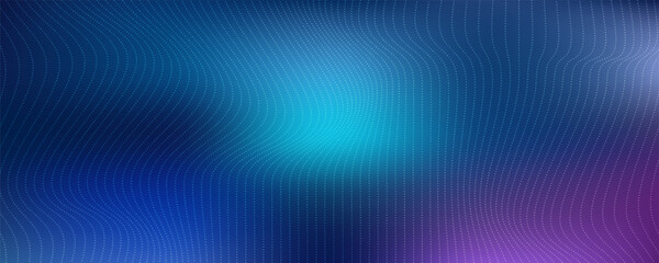 Modern light point Hi-tech digital technology concept. High tech computer illustration with purple and dark blue gradient background