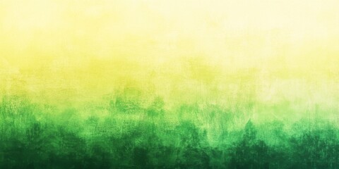 A green to yellow gradient background. Featuring vivid greens, soft yellows, and light greens