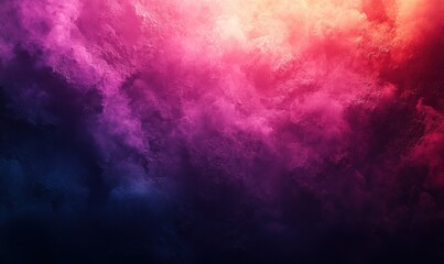 Fototapeta premium Dark Vaporous Street with Neon Reflections and Smoky Atmosphere