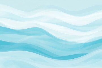Obraz premium A light blue ocean gradient background. Featuring soft blues, aquas, and pale whites