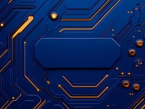 AI artificial intelligence technology chip integrated circuit 3D rendering, future technology business scene illustration
