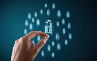 Hand Selecting Digital Security