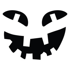 Halloween expressions icon transparent background