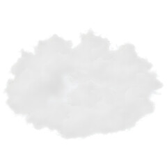 blue smoke on white background, cloud PNG transparent