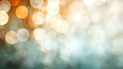 Fototapeta premium Vibrant Bokeh Circles with Soft Focus Background
