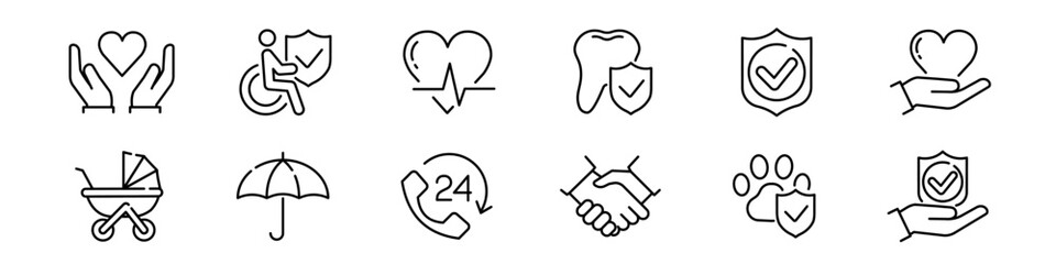 healthcare icon. healthcare icon set