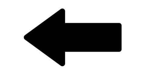 left arrow icon. arrow icon