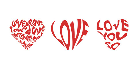 Vector Hearts Sett