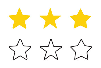 Black star icon vector. Retro futuristic sparkle icons collection. Sparkle symbol collection set. Bright sparkle, star sparkle, shiny flash star. Vector illustration eps 10