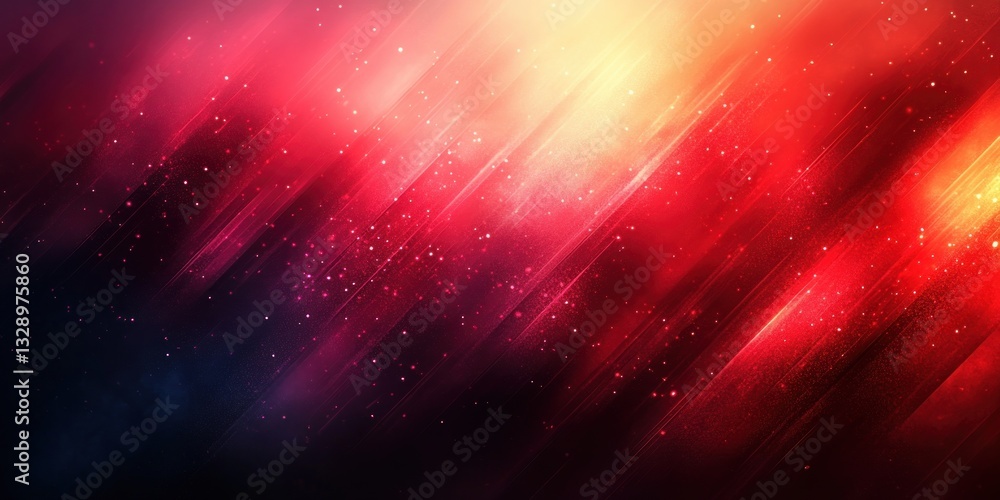 Poster abstract red gradient background with soft lighting for product promotion in minimalistic modern art