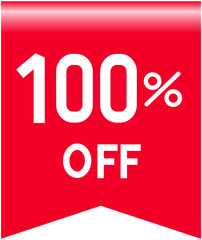 100% Discount Icon
