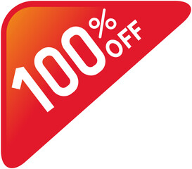 100% Discount Tag
