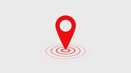 location Icon illustration, flat icon