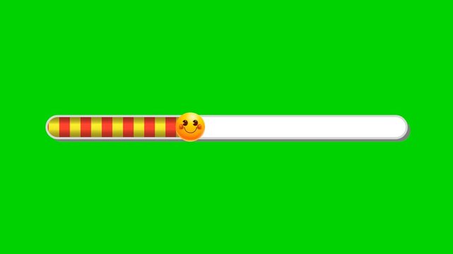 10 seconds timer countdown with a yellow and red glossy progress bar. Best for quiz templates. animated loading bar