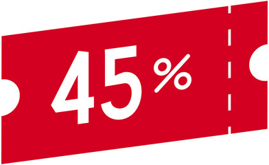 45% discount